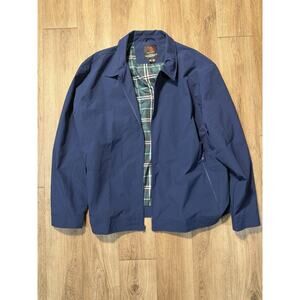 TRR Men’s Fashion Navy Blue Wind Breaker Jacket Size 4X